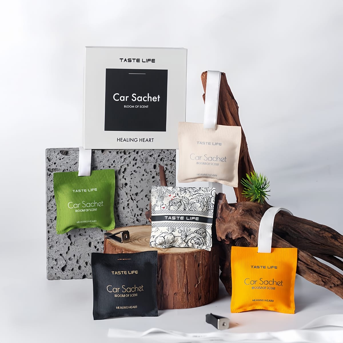 Hanging Aroma Sachet for Car and Wardrobe product presentation
